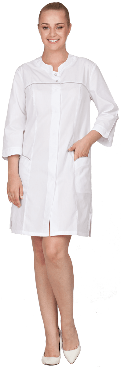 Халат МЕЧТА, белый